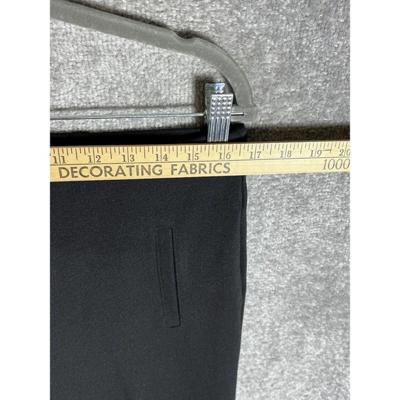 Chicos‎ Pull On Elastic Waist Pants Womens Size 1 US Size 8 Stretch Black - Picture 8 of 11